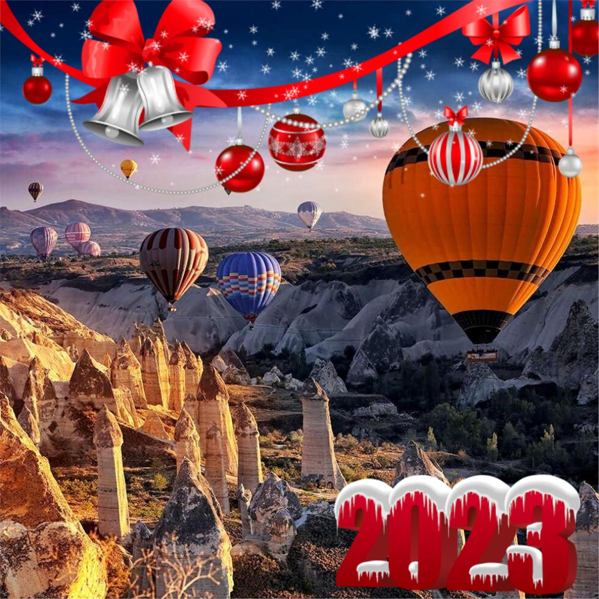 İzmir Çıkışlı 2025 Yılbaşı Özel 1 gece 2 gün Konaklamalı Kapadokya Turu. Üstelik Limitsiz İçecekli Yılbaşı Gala Yemeği