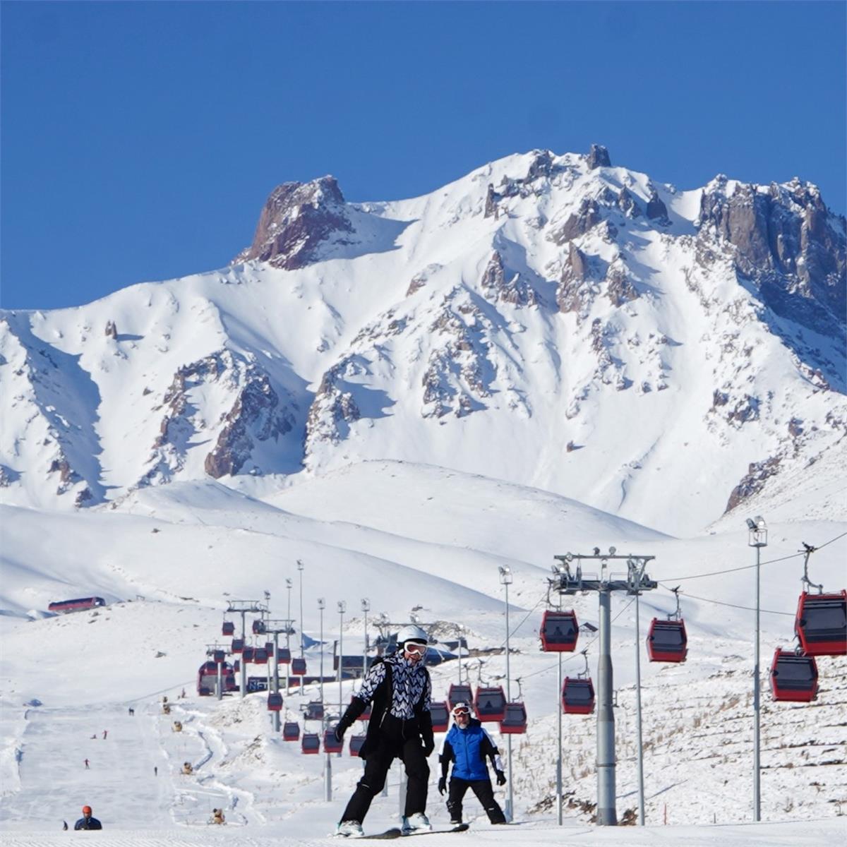 İzmir Çıkışlı 2 gece 3 gün Kayseri Erciyes Kayak Merkezi ve Kapadokya Turu