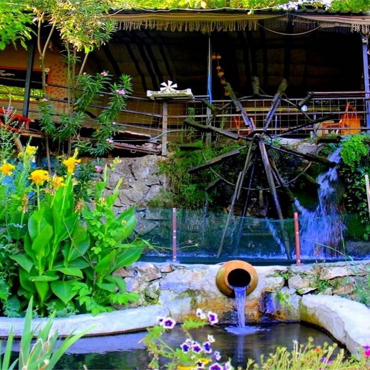 tire değirmen restaurant değirmenden akan su