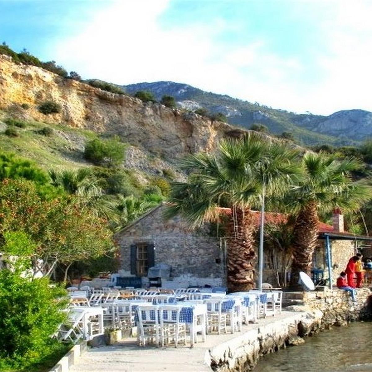 karina sahili deniz kenarı restaurant görünüm