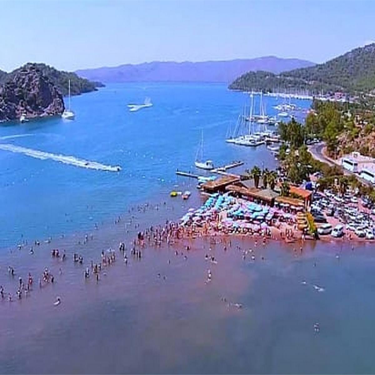 İzmir çıkışlı günübirlik Datça, Marmaris Kız Kumu, Turgut şelalesi turu