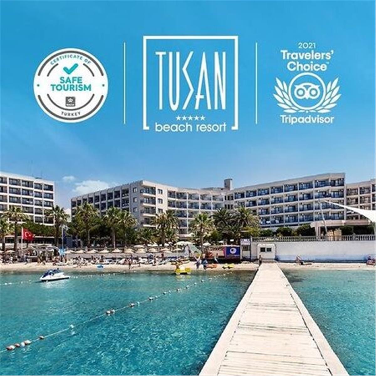 İZMIR ÇIKIŞLI YILBAŞI ÖZEL 2 GECE 3 GÜN KONAKLAMALI TUSAN BEACH RESORT HOTEL KUŞADASI 2024 YILBAŞI GALA YEMEĞI