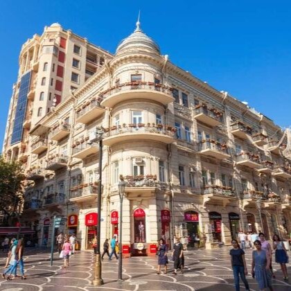 İzmir'den Uçaklı 4 Gece 5 Gün Konaklamalı Azerbaycan & Bakü Turu Rotası